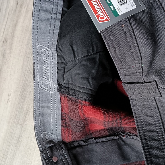 Coleman black fleece lined pants size 40w 32L - Picture 9 of 9